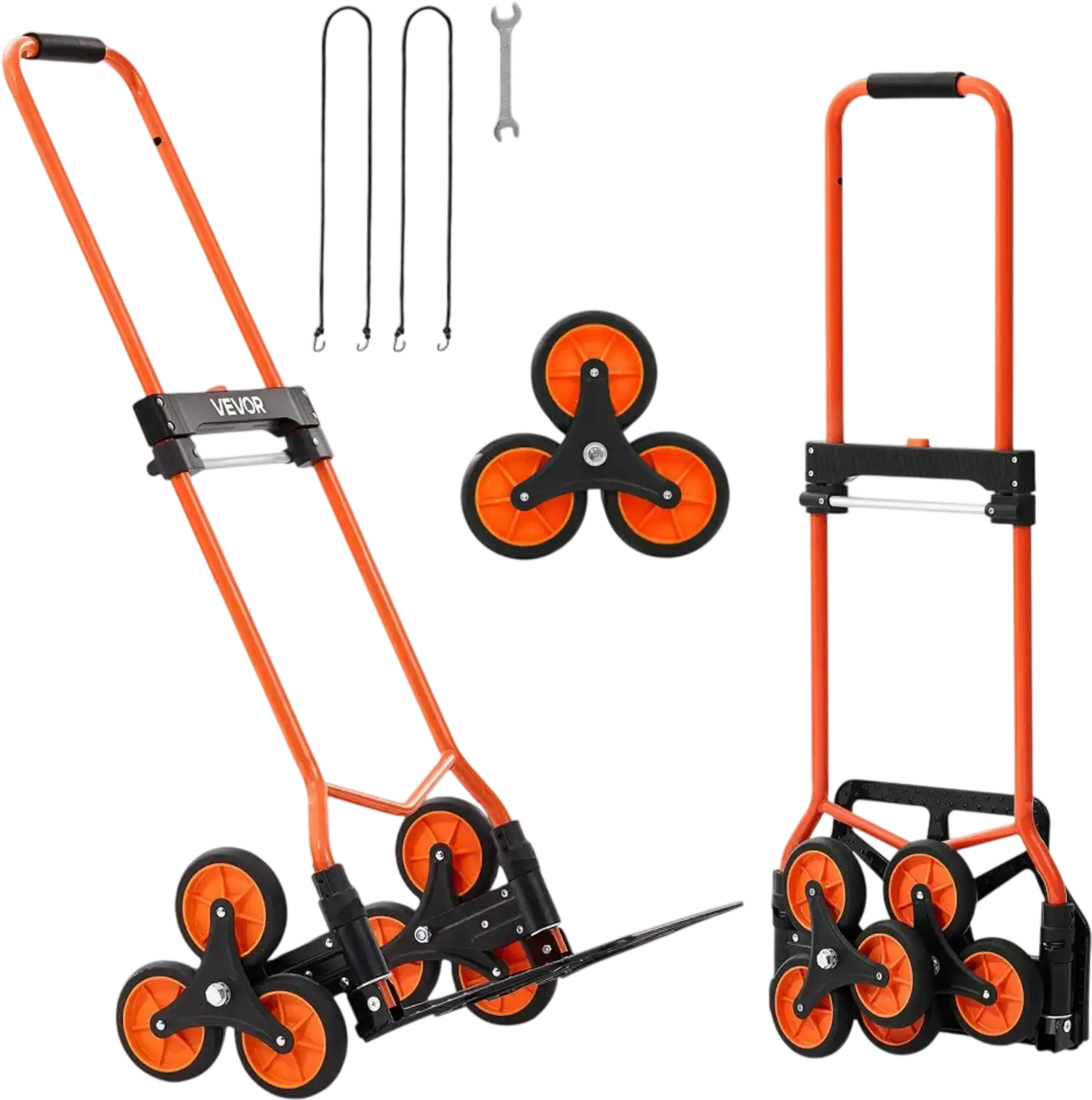 Vevor Stair Climbing Cart Portable Folding Trolley Dolly New