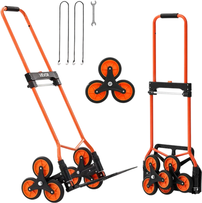 Vevor Stair Climbing Cart Portable Folding Trolley Dolly New