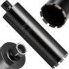 VEVOR Core Drill Bit, 4-1/2 inch Diameter, 14 inch Drilling Depth, 1-1/4 in-7 Internal Thread, High-Precision Welding Technology, Wet Diamond Core Bit for Reinforced Concrete, Bricks, and Masonry