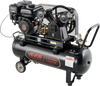VEVOR 20 Gallon Gas Powered Air Compressor, 7HP 4.7CFM at 90 PSI Air Tank, Gas-Driven Air Compression System with Twin Cylinder Piston Pump, 115 PSI Max Pressure, 2 Wheels for Workshops Constructions