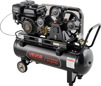 Vevor Gas Powered Air Compressor 20 Gallon 7 HP 6.2 CFM at 90 PSI New