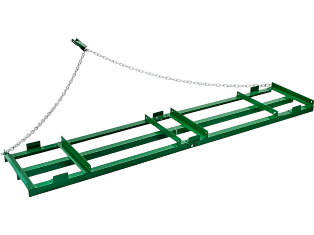 VEVOR Drag Harrow, 8 ft Heavy Duty Tow Behind Drag Harrow with Adjustable Bars & 72 in Chain, Driveway Grader Landscape Rake for ATV, UTV, Tractor, Mower Tow Behind Yard Lawn Leveling Tool