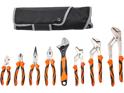 VEVOR 8-Piece Pliers Set, High Carbon Steel, 12