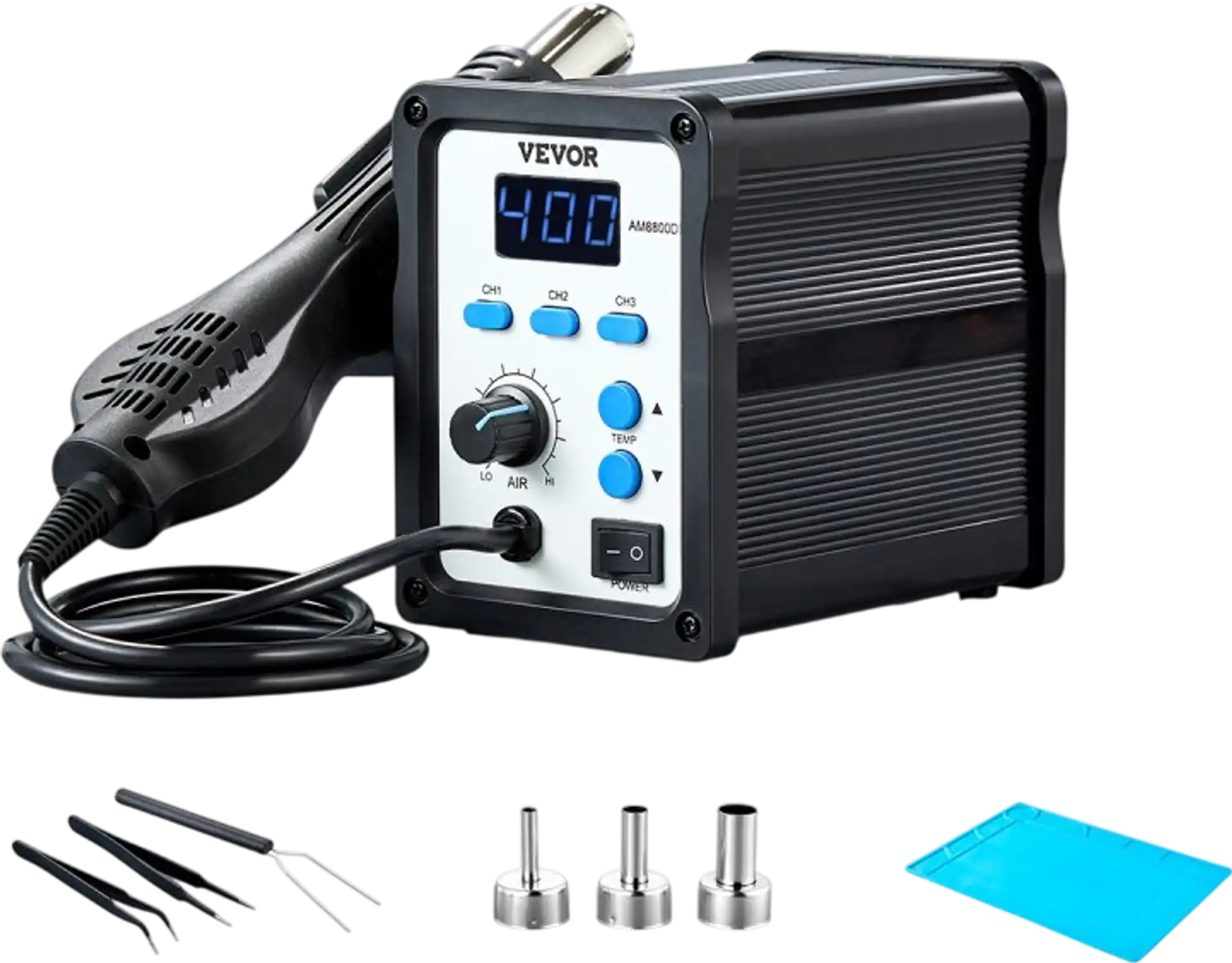 Vevor Hot Air Rework Station Digital Display SMD Repair Tool New