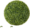 VEVOR Artificial Topiary Ball, 23 inch Faux Boxwood Plant Balls, Fake Silk Tree Look Real, Easy Assembly for Decor Front Porch Outdoor Patio Garden Balcony Backyard and Indoor Home Wedding, Green
