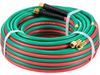 VEVOR Oxygen Acetylene Hose, 1/4-Inch x 50FT Oxy Acetylene Hose with 9/16"-18 LH/RH B Fittings, R Grade Welding Torch Twin Hose with 300PSI Maximum Working Pressure for Cutting Soldering Brazing