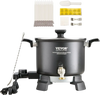 VEVOR 5 Liter Wax Melter for Candle Making, Large Electric Wax Melting Pot Easy Pour Spout, 4-level Temperature Control, Easy Clean for Candle Soap Cream Beauty Bulk Production Business or Home