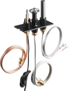 VEVOR Gas Pilot Assembly, OE 69L17, 69L1701, 904405, J4117, 108084-02 Fireplace Gas Pilot Assembly Kit, Natural Gas Ignition Replacement, Compatible with Lennox, Superior, Astria Models, Black