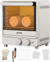 VEVOR Sublimation Oven Machine, 13 Qt, Fits 20oz Tumblers, with 1 Heat Air Gun, 50 Shrink Films, 1 Tape and 2 Heat Gloves, Oven for Sublimation Blank Tumblers, Mugs, Bowls, Off-White