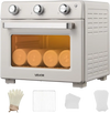 VEVOR Sublimation Oven Machine, 26 Qt, Fits 40oz Tumblers, with 50 Shrink Films, 1 Tape and 2 Heat Gloves, 360° Turbo Convection for Sublimation Blank Tumblers, Mugs, Bowls, Off-White