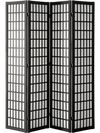 VEVOR Room Divider, 4 Panel Japanese Room Divider, Wood Folding Privacy Screen Indoor, Japanese Partition Dividers Portable Decoration Screens, for Room Separation Home Office Restaurant & Bedroom