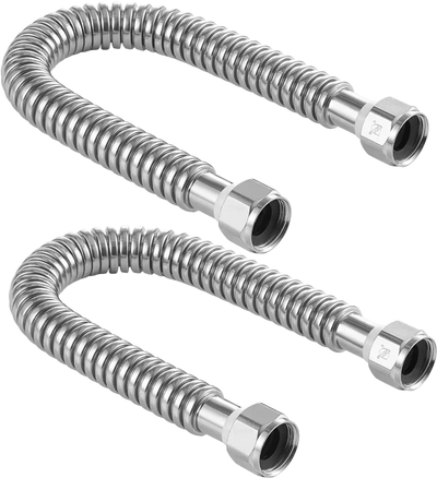 VEVOR Water Heater Kit, 18 Inch Length Water Heater Flex Connector, Waters Heaters Installation Kit with 3/4