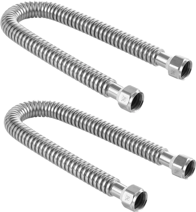 VEVOR Water Heater Kit, 24 Inch Length Water Heater Flex Connector, Waters Heaters Installation Kit with 3/4