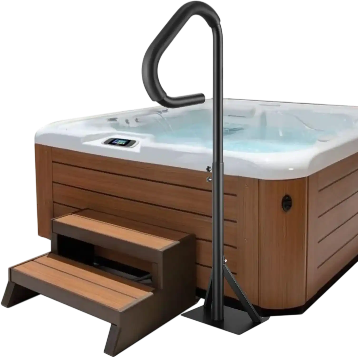 Vevor Hot Tub Handrail 360° Rotatable Adjustable Spa Side Rail New