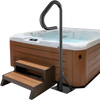 VEVOR Hot Tub Handrail, 360 Rotatable Spa Side Handrail with 35"-57" Adjustable Height, Rust-proof Aluminum Spa Step Hot Tub Hand Rail with Slide-Under Mount Base for Indoor & Outdoor, 600LBS Capacity