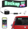VEVOR Programmable LED Sign, P5 Full Color LED Scrolling Panel, DIY Custom Text Animation Pattern Display Board, Bluetooth APP Control Message Shop Sign for Store Business Car Bar Advertising, 15"x4"