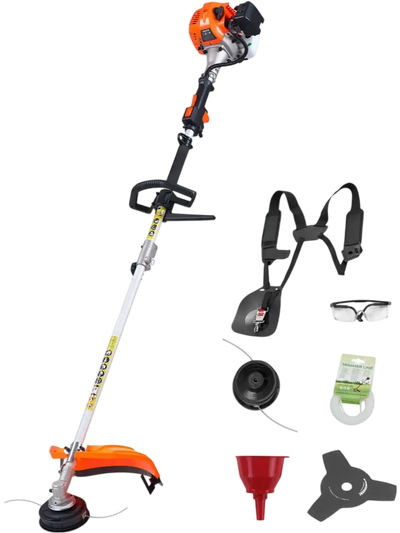 VEVOR String Trimmer, 26cc 2 in 1 Weed Wacker Gas Powered, 17