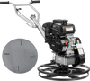 VEVOR Power Trowel, 24 inch Concrete Finishing Machine with Float Pan, 7HP Kohler Engine, 4 Blades, Adjustable Pitch, Gas-Powered Walk-Behind Cement Surface Finisher for Smooth Floors, Construction
