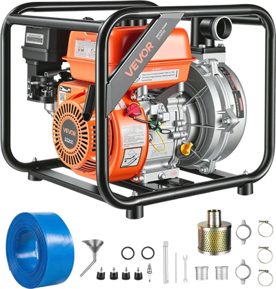 Vevor Water Pump Gas Powered Semi Trash 2