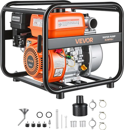Vevor Water Pump Gas Powered 2