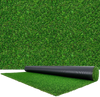 VEVOR Artificial Grass, 10 x 6.5 ft Fake Grass Turf Rug, 1.38 in Pile Height Realistic Synthetic Lawn Carpet Roll Mat, Easy Clean Drainage Holes for Patio, Garden, Balcony, Outdoor Indoor Decor, Green