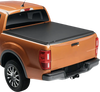 VEVOR Soft Roll-Up Truck Bed Tonneau Cover, Compatible with 2014-2025 Chevy Silverado/GMC Sierra 1500 & 2014-2019 2500 3500 HD, Fits 6.5 ft (6 ft 7 in/79 in) Bed, PVC Tonneau Cover with Aluminum Bars