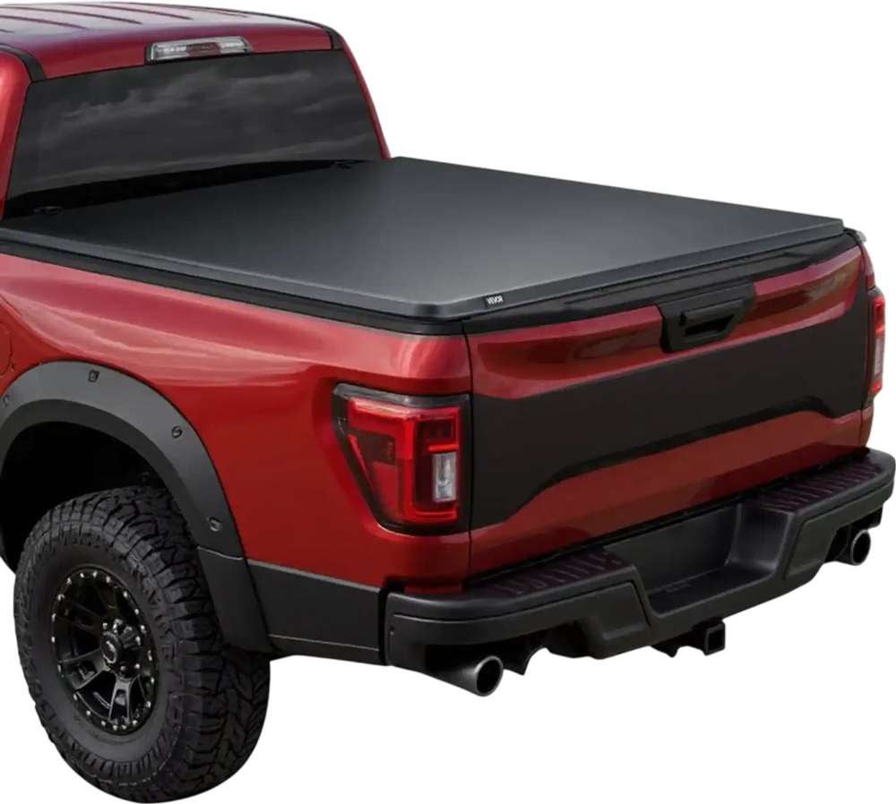 VEVOR Soft Roll-Up Truck Bed Tonneau Cover, Compatible with 2015-2025 Chevy Colorado/GMC Canyon CREW SHOR, Fits 5.2 ft (5 ft 2 in/62 in) Bed, PVC Tonneau Cover with Three Aluminum Alloy Support Bars