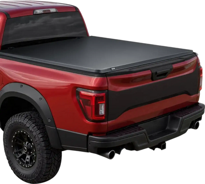 VEVOR Soft Roll-Up Truck Bed Tonneau Cover, Compatible with 2015-2025 Chevy Colorado/GMC Canyon CREW SHOR, Fits 5.2 ft (5 ft 2 in/62 in) Bed, PVC Tonneau Cover with Three Aluminum Alloy Support Bars