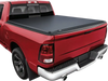 VEVOR Soft Roll-Up Truck Bed Tonneau Cover, Compatible with 2019-2024 Dodge Ram 1500 Classic, 2003-2025 Ram 2500 3500, Fits 6.4 ft (6 ft 4 in/76 in) Bed, PVC Tonneau Cover with Aluminum Alloy Bars