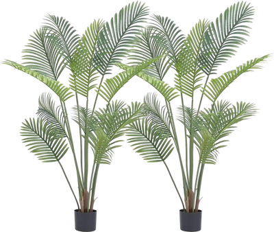 Vevor Artificial Palm Tree 5' Betel Nut Palm Faux Plant New