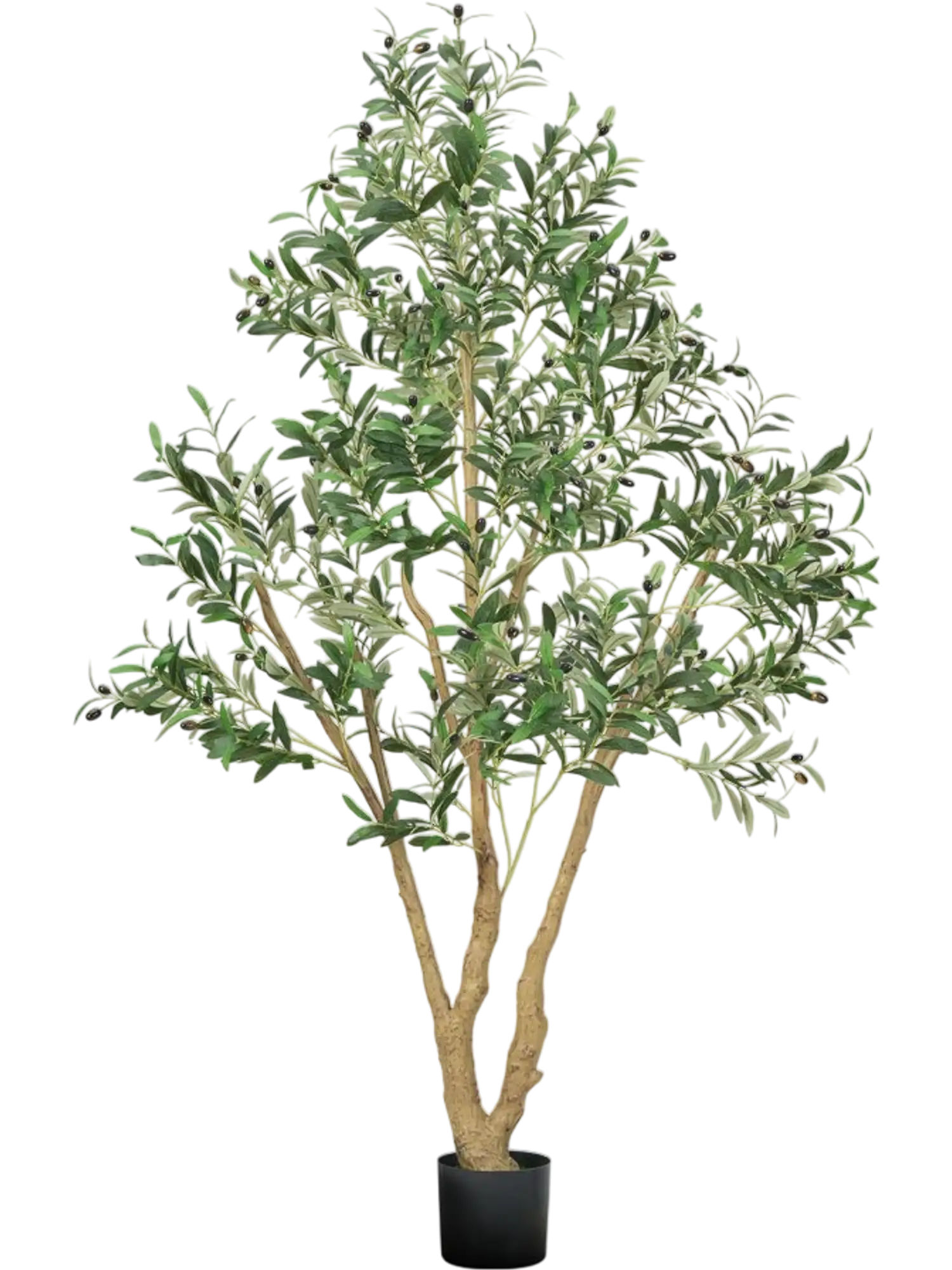 Vevor Artificial Olive Tree 6' Faux Plant with Black Pot New