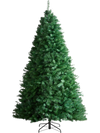 VEVOR Christmas Tree, 7.5ft Artificial Xmas Tree, Full Holiday Decor Tree with 1346 Branch Tips and Metal Base for Home Party Office Decoration