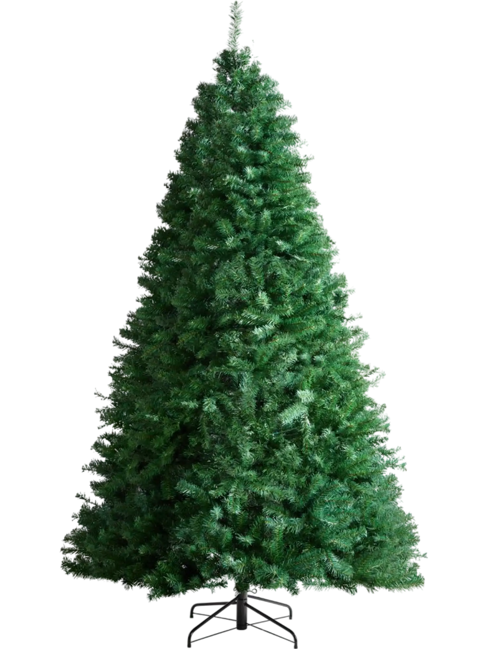 VEVOR Christmas Tree, 7.5ft Artificial Xmas Tree, Full Holiday Decor Tree with 1346 Branch Tips and Metal Base for Home Party Office Decoration