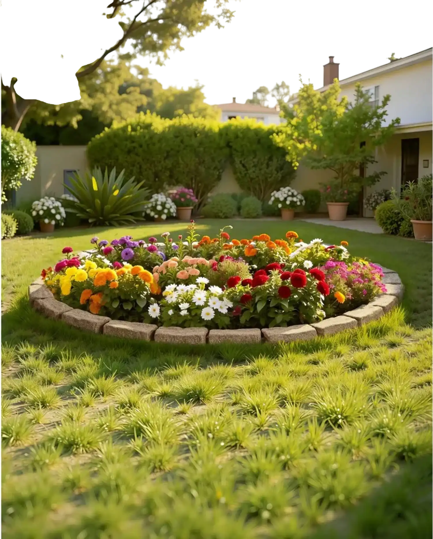 Vevor Landscape Edging Faux Stone Garden Border 46.46 x 3.74 x 2.24