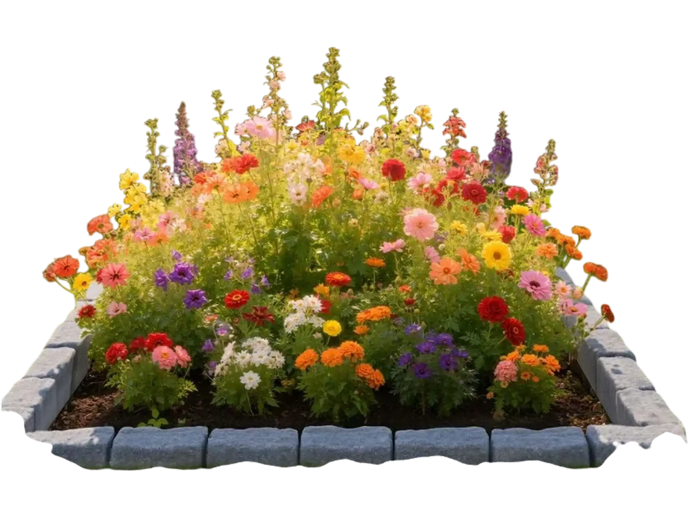 VEVOR Faux Stone Landscape Edging, 15.5 ft Kit, No Dig Garden Edging Border, Blocks for Lawn, Flower Beds, Yard, 4 Pack Each Section Has 6 Bricks 46.46"L x 3.74"W x 2.24"H, 16 Spikes & 4 Corners, Gray