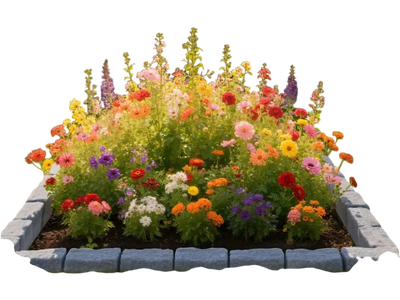 Vevor Landscape Edging Faux Stone No-Dig Garden Border Kit 15.5' Gray New