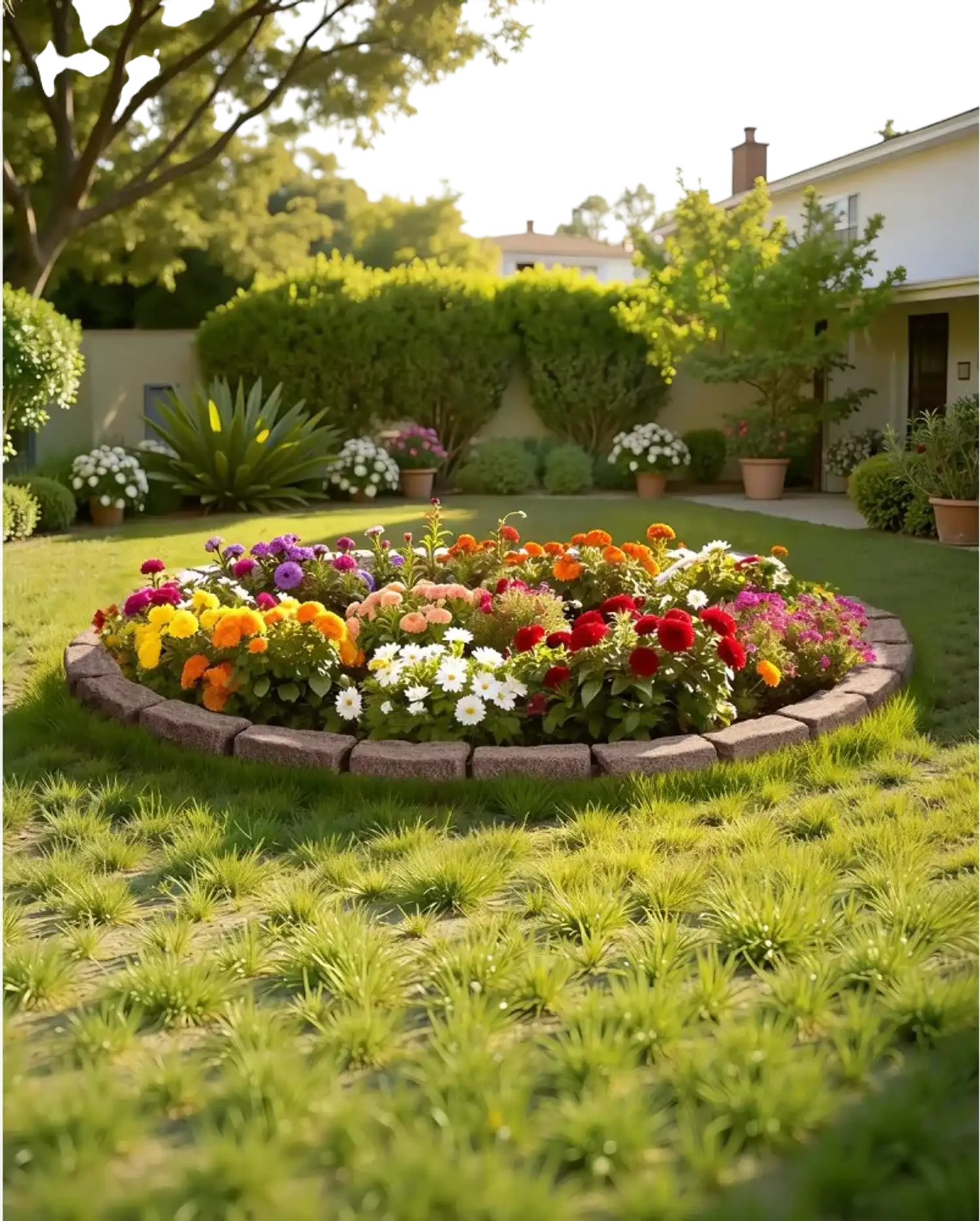 Vevor Landscape Edging Faux Stone Garden Border 46.4