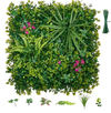 VEVOR Artificial Plant Wall, 12PCS 20 x 20 in Artificial Boxwood Panels, Greenery Backdrop Privacy Hedge Fence with Sun Protection, Fake Grass Wall Screen for Wedding, Indoor, Outdoor Garden, Backyard