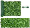 VEVOR Artificial Plant Wall, 40 x 120 in Artificial Boxwood Panels, Sun Protection Greenery Backdrop Privacy Hedge Fence, Fake Grass Screen for Wedding, Indoor, Outdoor Garden, Backyard (1 PC)