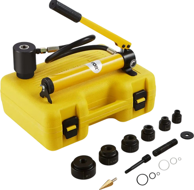 Vevor Hydraulic Knockout Punch Kit 10 Ton 1/2