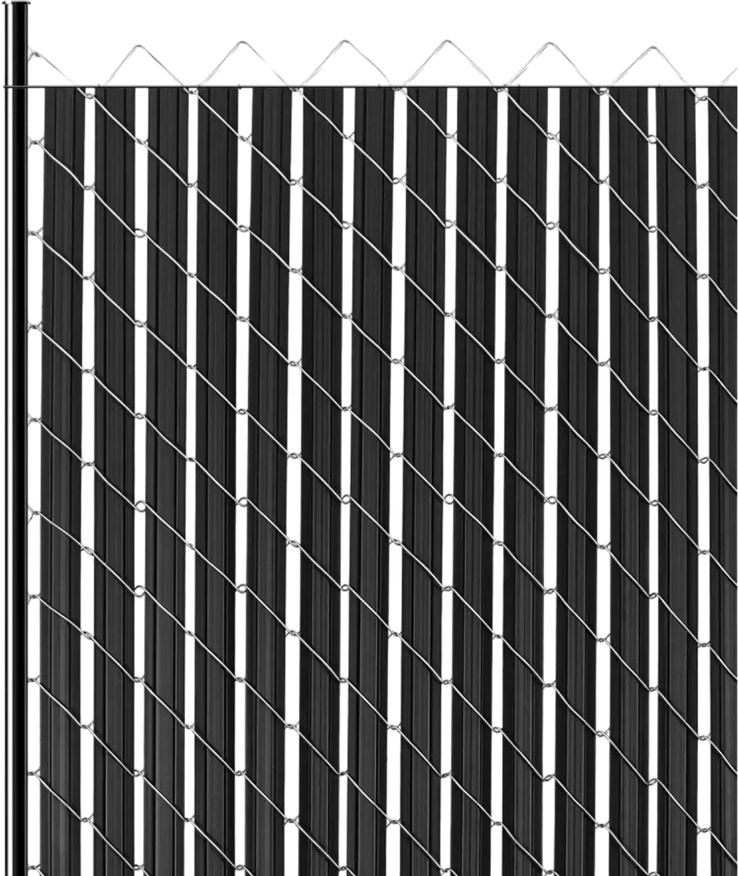 Vevor Privacy Slats Bottom Locking Chain Link Fence 92.5