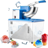 VEVOR Commercial Ice Crusher 661LBS/H, 350W Electric Snow Cone Machine with 4 Blades, 2000RPM Stainless Steel Shaved Ice Machine with 11 Gal Crushed-Ice Box, for Family Restaurants Bars, Blue