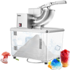 VEVOR Commercial Ice Crusher 661LBS/H, 350W Electric Snow Cone Machine with 4 Blades, 2000RPM Stainless Steel Shaved Ice Machine with 11 Gal Crushed-Ice Box, for Family Restaurants Bars, Silver