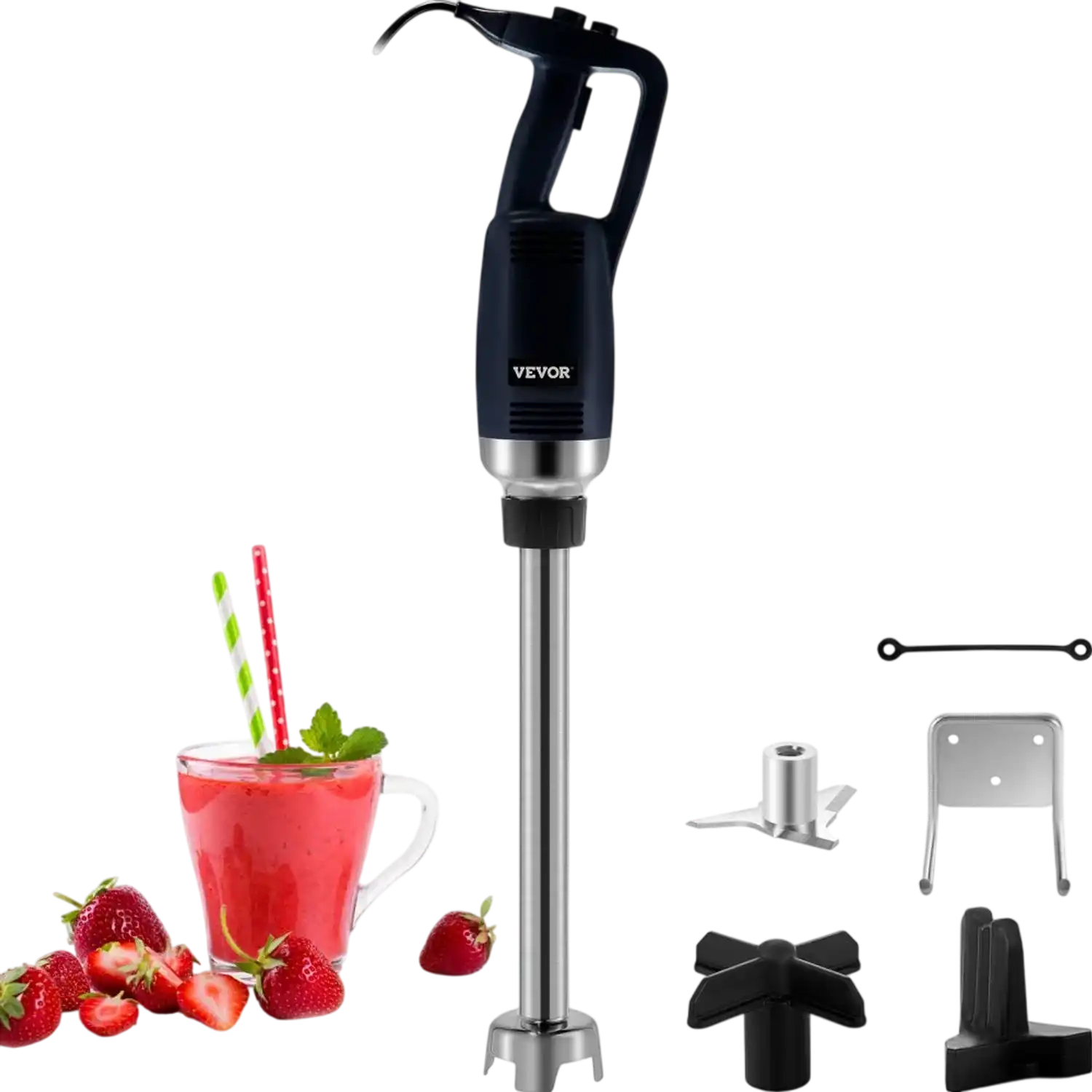 Vevor Commercial Immersion Blender Variable Speed Heavy Duty 750W 11.8