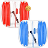 VEVOR 2-Pack Inflatable Bumper Balls 4FT Human Bubble for Teens Blue+Red, for Backyard, Camping, Picnic, Park, Lawn, and Outdoor Team Gameplay, Thickened PVC Material, Sumo Hamster Ball with Handle