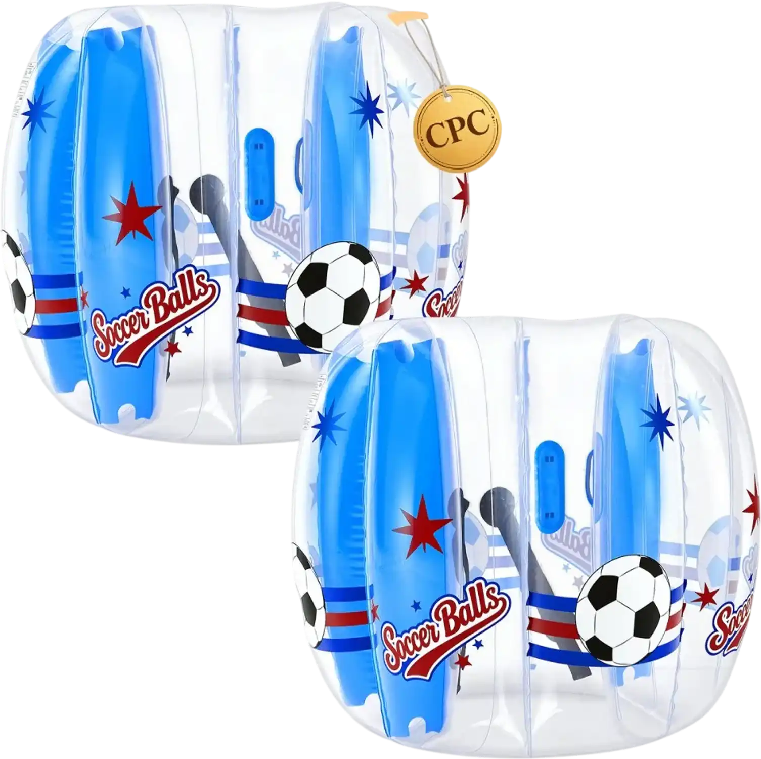Vevor Bumper Balls 2-Pack 4' Inflatable Human Bubble for Teens New