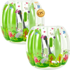VEVOR 2-Pack Inflatable Bumper Balls 3FT Human Bubble for Kids Transparent, for Backyard, Camping, Picnic, Park, Lawn, and Outdoor Team Gameplay, Thickened PVC Material, Sumo Hamster Ball with Handle