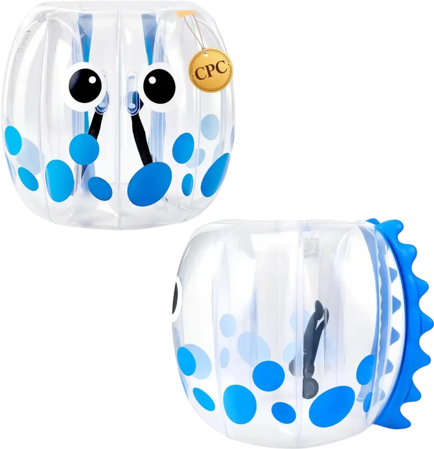 Vevor Bumper Balls 2-Pack 4' Inflatable Human Bubble for Teens Blue New