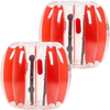 VEVOR Inflatable Bumper Balls 2-Pack, 3FT/0.9M Body Sumo Zorb Ball, Durable Thick PVC Human Hamster Bubble Knocker for Outdoor Sports Team Gaming Play, Bopper Toy for Playground Yard Park, Red Stripes