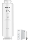 VEVOR Reverse Osmosis System, 600 GPD 10-stage Reverse Osmosis Water Filter Replacement, RO Filter Cartridge for 24 Months, Reduces Lead & Chlorine, Compatible with SS-003 Under Sink Water Filter